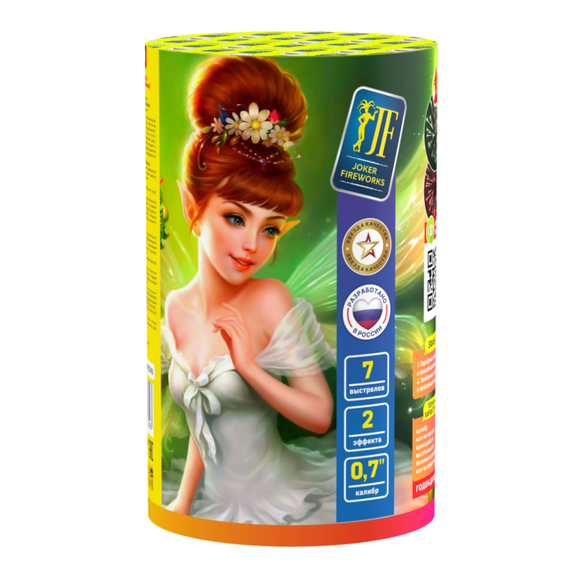 Батарея салюта "Фея" JF С18-7/02 (0,7"х7)
