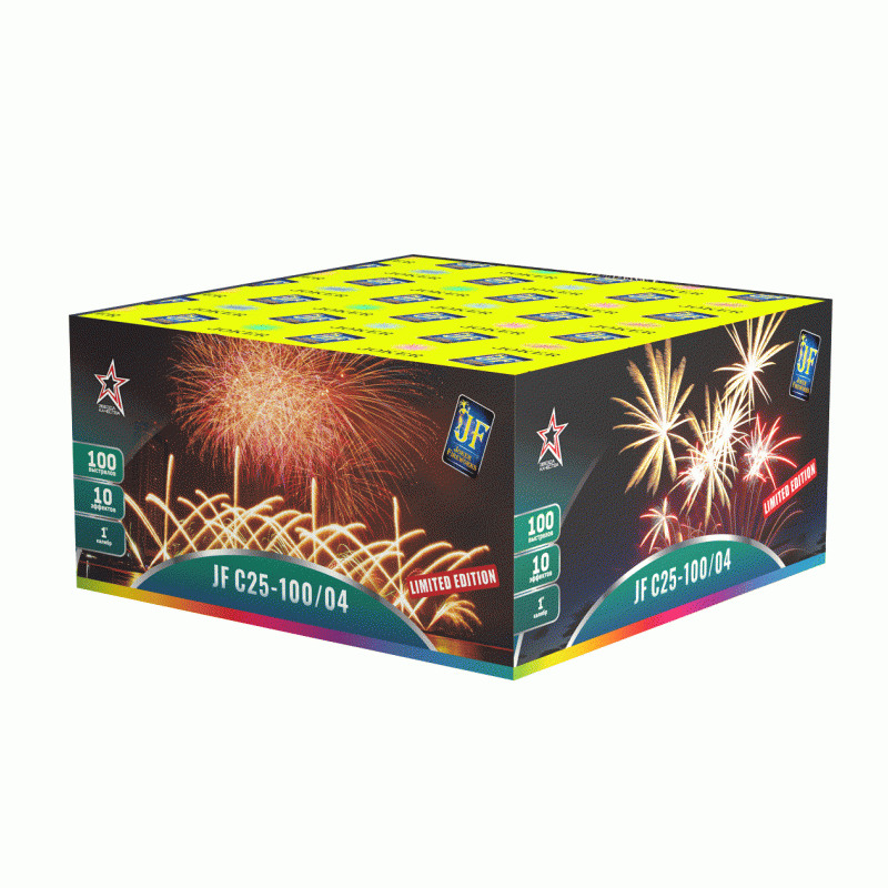 Батарея салюта "Limited edition 100" JF С25-100/04 (1"х100)
