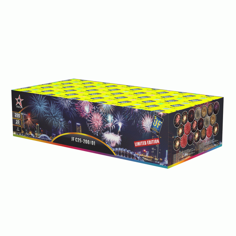 Батарея салюта "Limited edition 200" JF С25-200/01 (1"х200)
