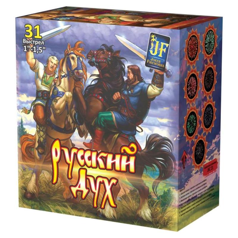 Батарея салюта "Русский дух" JF С21 (1,0",1,2",1,5"х31)