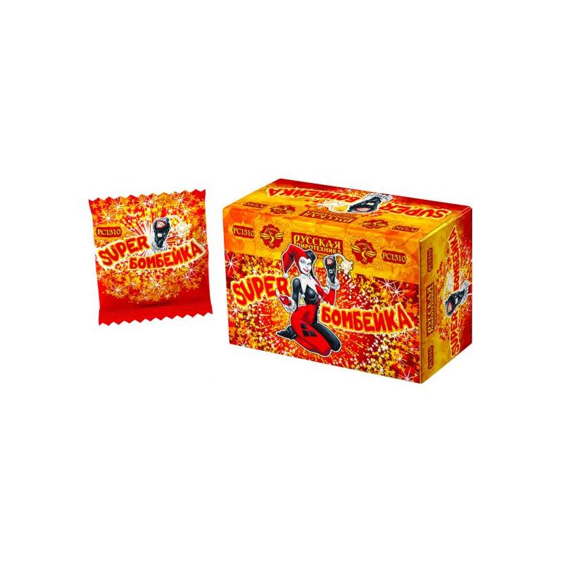 Петарда фитильная Super бомбейка РС1310 5/10/40/1