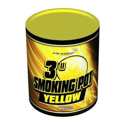 Изображение для товара: Цветной дым "SMOKING POT YELLOW" МА0510 Yellow 36/1
