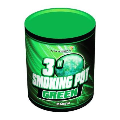 Изображение для товара: Цветной дым "SMOKING POT GREEN" МА0510 Green 36/1