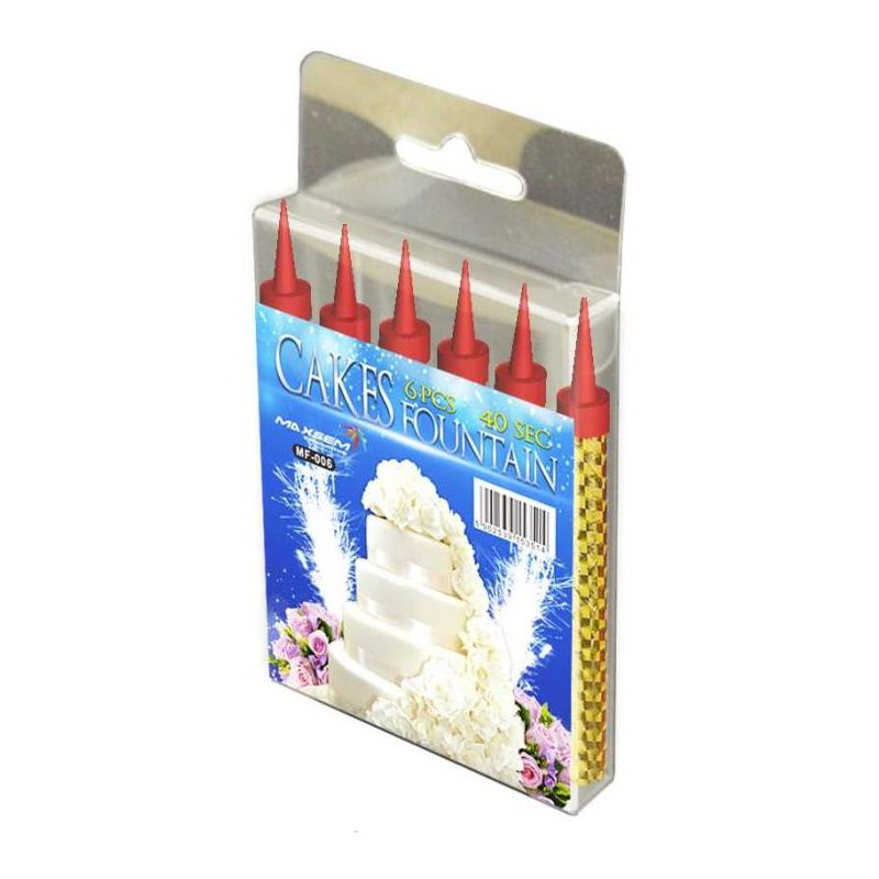 Тортовые свечи CAKES FOUNTAN  MF-006 4/45/6