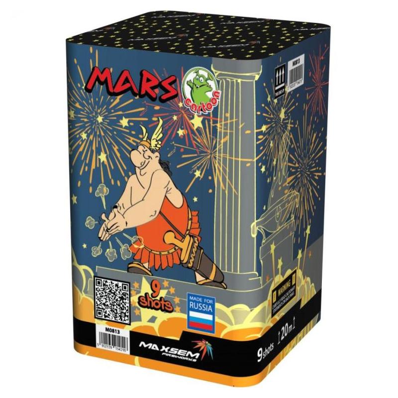 Батарея салюта MARS M0813 (0,8"х9)