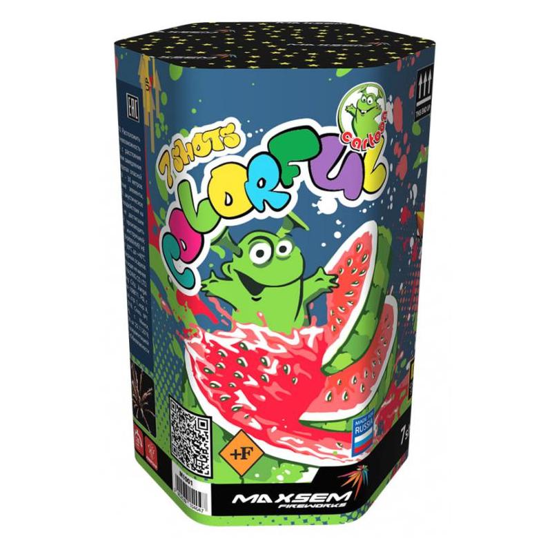 Батарея салюта COLORFUL M1001 (1"х7)