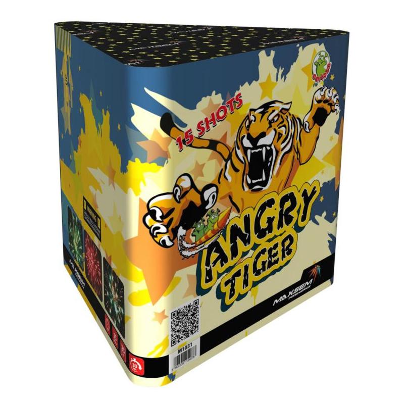 Батарея салюта ANGRY TIGER M1031 (1"х15)