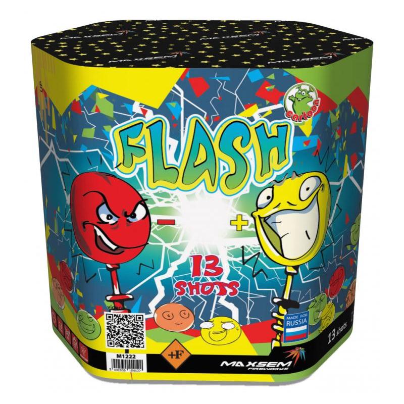 Батарея салюта FLASH M1222 (1,2"х13)
