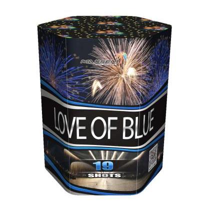 Изображение для товара: Батарея салюта LOVE OF BLUE SB-19-02 (1,2"х19)