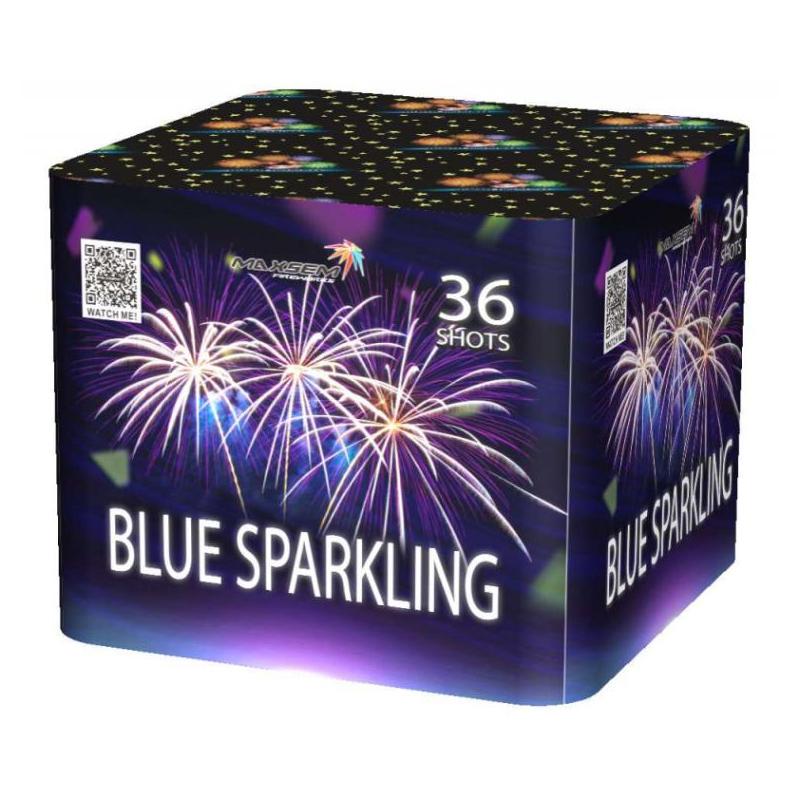 Батарея салюта BLUE SPARKLING SB-36-03 (1,2"х36)