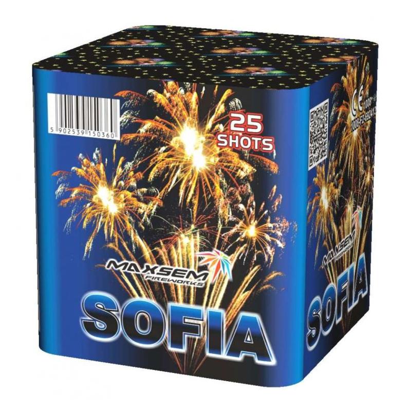 Батарея салюта SOFIA GP498/2 (0,8"х25)