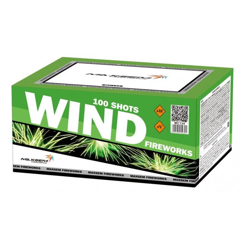 Батарея салюта WIND FIREWORKS MC134 (0,8"х100)