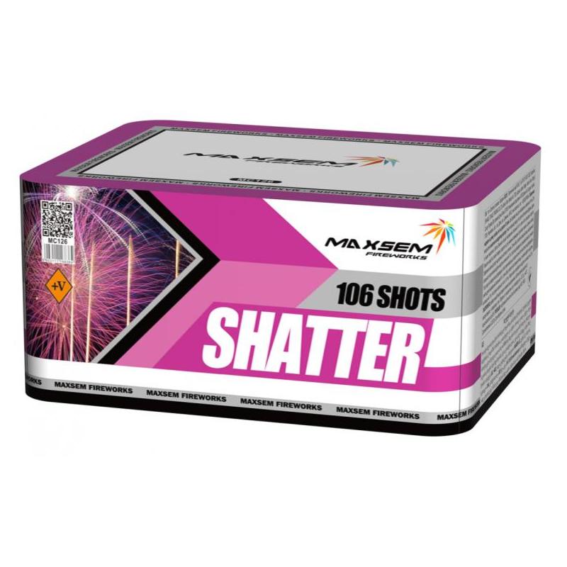 Батарея салюта SHATTER FIREWORKS MC126 (0,8"х106)