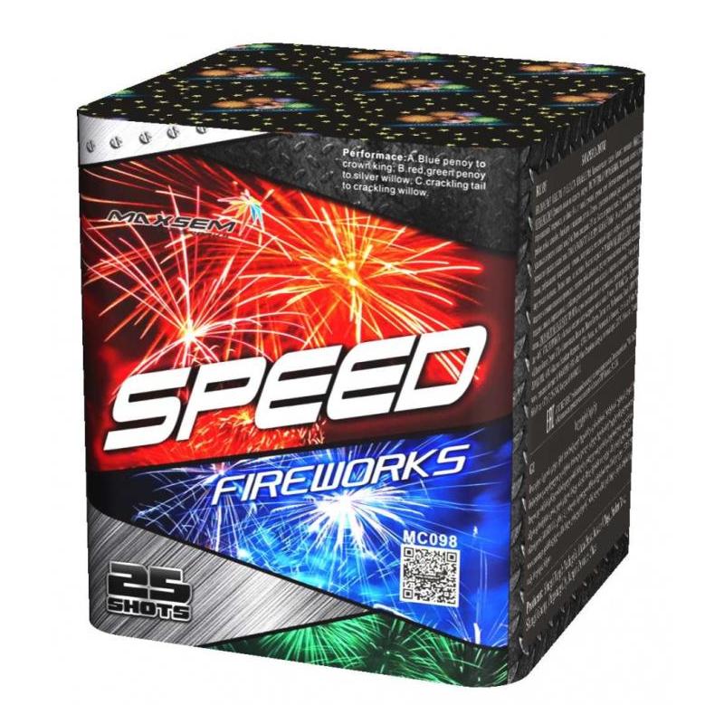 Батарея салюта SPEED FIREWORKS MC098 (1,2"х25)