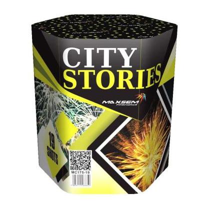 Изображение для товара: Батарея салюта CITY STORIES MC175-19 (1,75"х19)
