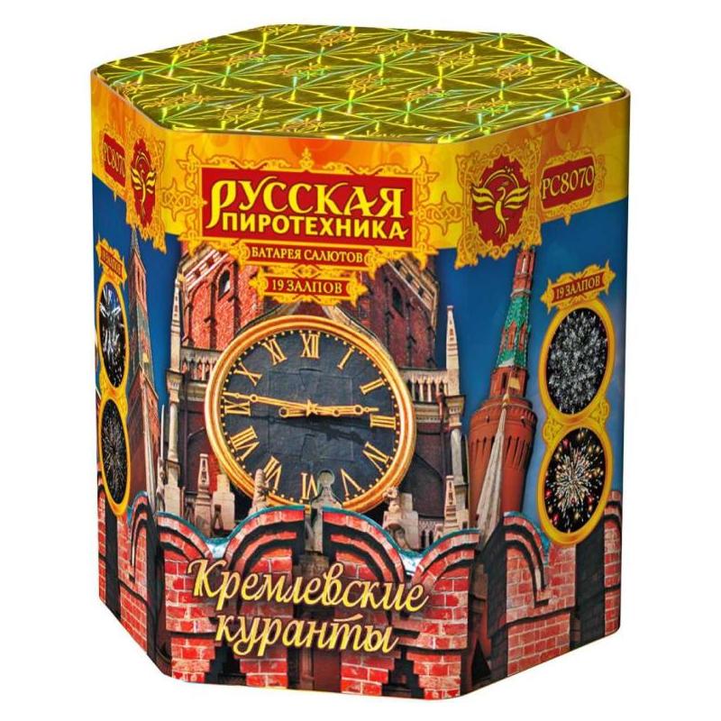 Батарея салюта "Кремлевские куранты" РС8071 (1,1"х19)