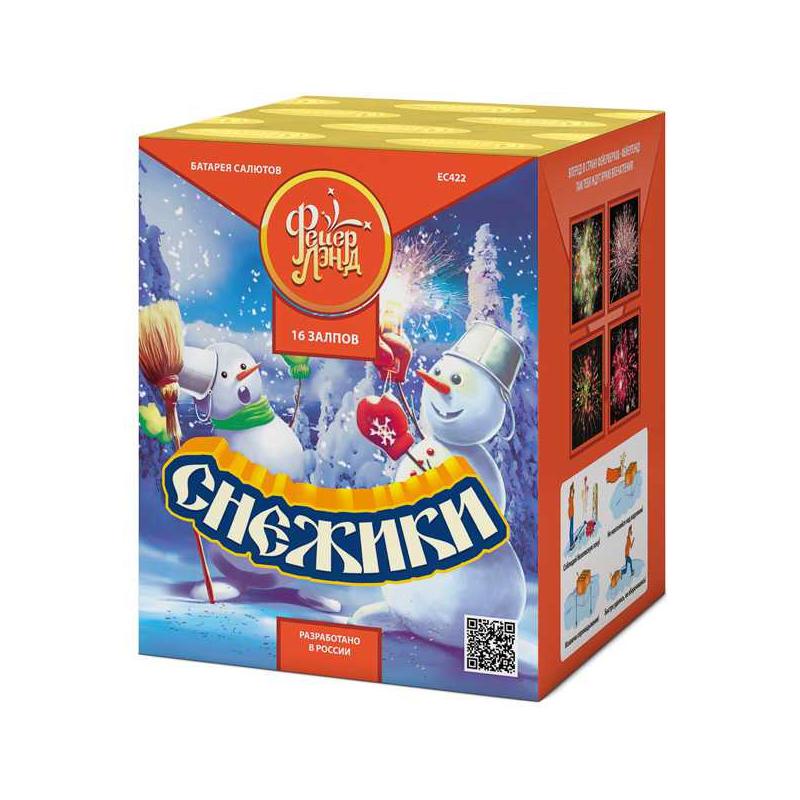 Батарея салютов "Снежики" ЕС422 (1"х16)